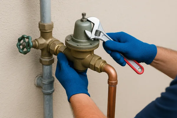 sink pipe leaking and some tools on the floor from The Leander Plumber - Company in Leander, TX - Residential plumbing services