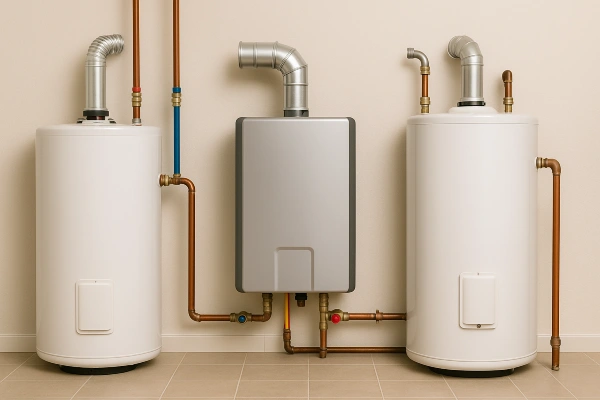 3 water heaters from The Leander Plumber - Company in Leander, TX - water softener installation